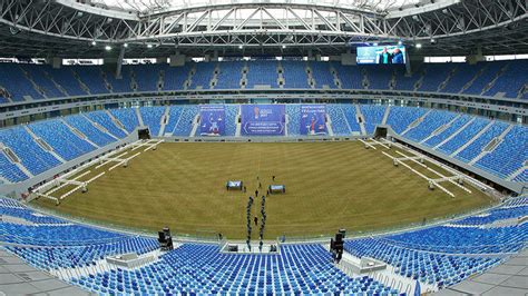 Find the perfect sankt petersburg stadion stock photos and editorial news pictures from getty images. Repairs to 2018 World Cup St. Petersburg Stadium finally ...