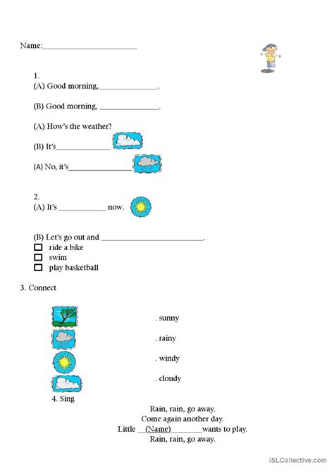 Weather Discussion Starters Speakin English Esl Worksheets Pdf And Doc