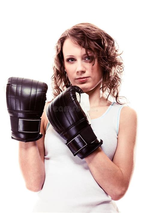 1053 Sport Boxer Woman Black Gloves Fitness Girl Training Kick Boxing