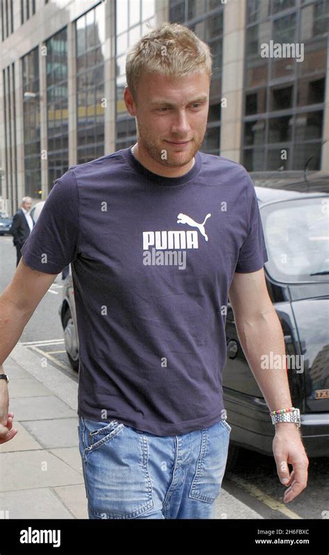 Andrew Flintoff Pictured Today In Central London After The England