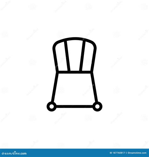 Chair Icon Element Of Furniture From Above Icon For Mobile Concept And