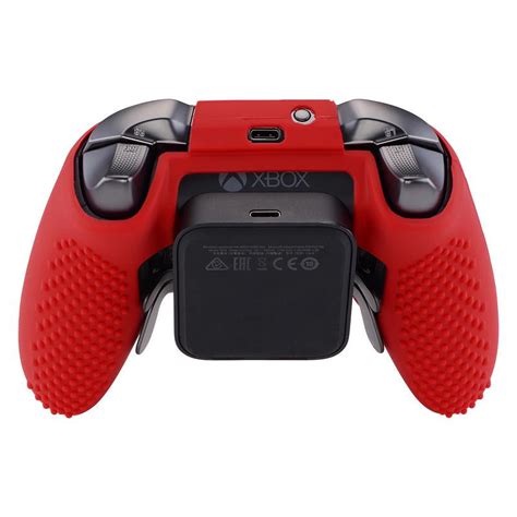 Extremerate Red Soft Anti Slip Silicone Cover Skins Controller Protec