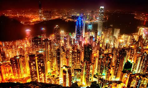 Picture Of The Day Hong Kong At Night Twistedsifter