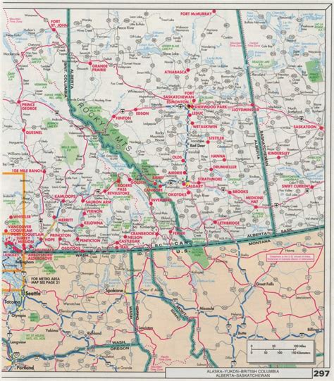 Printable Alberta Road Map Free Printable Maps
