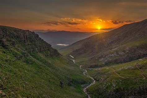 Landscape Nature Mountains Sunset Sun Beauty Kurdistan River