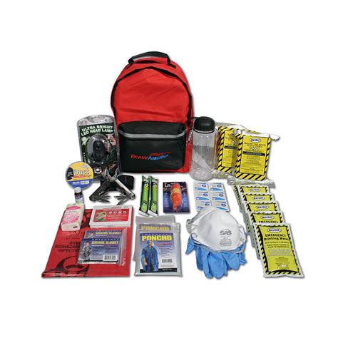 Ready America 2 Person 3 Day Emergency Kit Plus 70284 The Home Depot