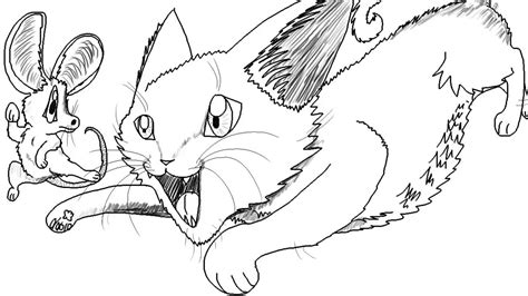 See more ideas about cat coloring page, drawings, cat drawing. Cartoon Cat Chasing a Mouse Speed Drawing - YouTube
