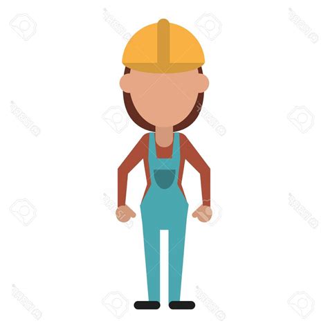 Construction Worker Icon At Collection Of