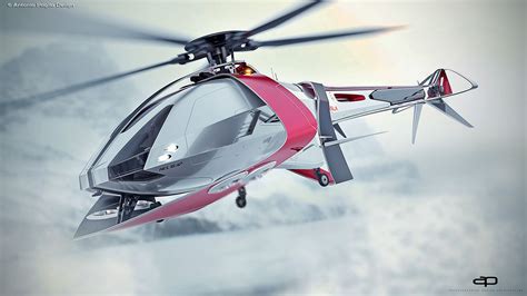 Tesla Model H On Behance Helicopter Concept Tesla Model Aircraft