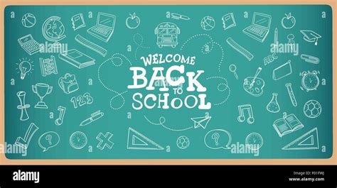 Welcome Back Hand Drawing Vector Illustration Stock Illustration 708