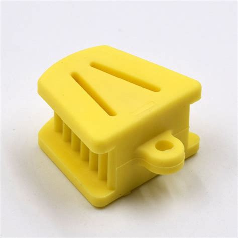 Dental Mouth Props Silicone Bite Blocks Rubber Tongue Piercing Small Size Yellow Shopee Malaysia