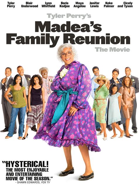 Movies with an imdb rating of 7.0 or above are listed based on the number of votes. Madea's Family Reunion Cast and Crew | TVGuide.com