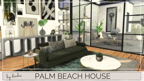 Palm Beach House Download Tour Cc Creators The Sims 4 Dinha