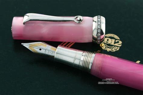 Montegrappa Mini Pink Micra Diamond Fountain Pen M Nib Fountain Pen