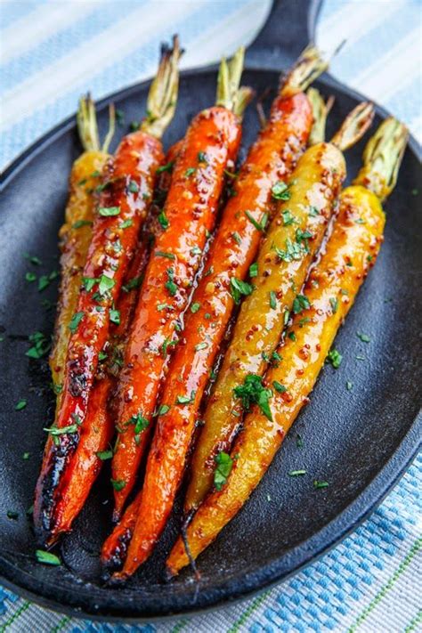 Maple Dijon Roasted Carrots Recipe Recipes Healthy Recipes