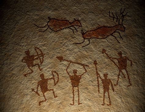 Stone Age Painting Cave Paintings Prehistoric Cave Paintings Cave