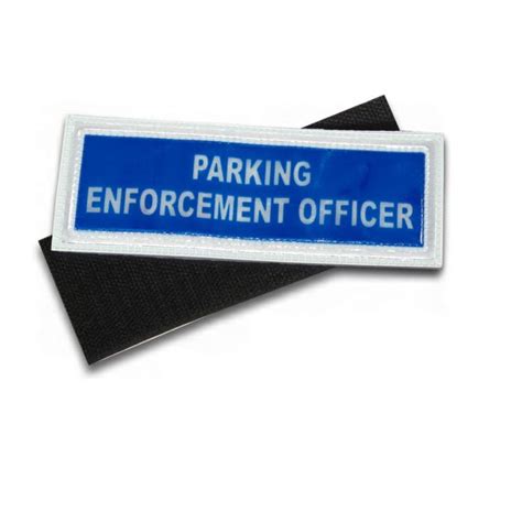 Small Velcro Parking Enforcement Officer Badge Police Supplies