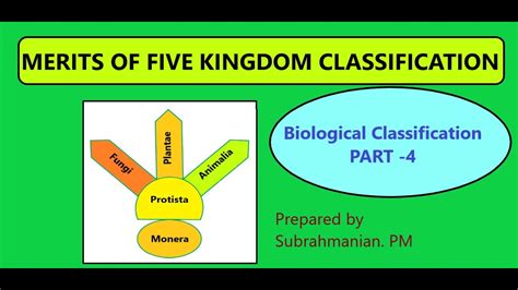 Xi Biologychapter 2part 4biological Classification Merits Of Five