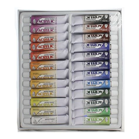 Royal And Langnickel 21ml Artist Paint 24 Pc Set Acrylic Oil Paint