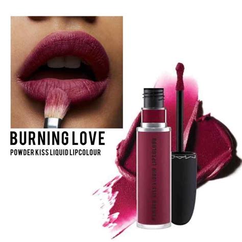 Promo Mac Powder Kiss Liquid Lipcolour Burning Love Diskon 13 Di