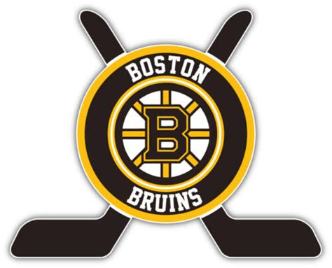 Boston Bruins Sticks Logo Nhl Sport Car Bumper Sticker Decal Sizes