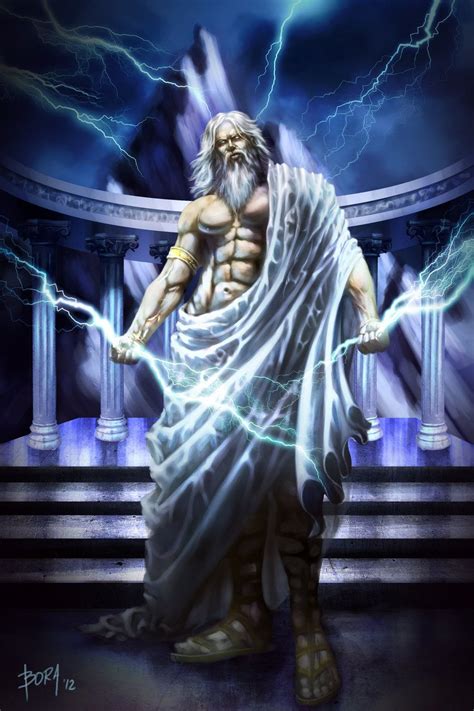 Zeus By Sadthree On Deviantart Zeus Mitologia Grega Deus Grego Zeus