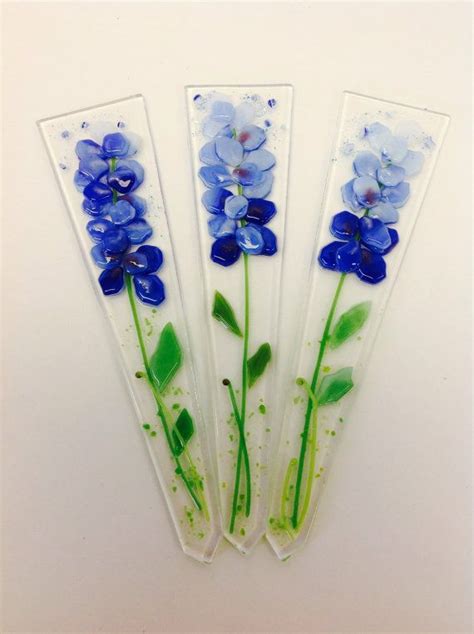 These Adorable Fused Glass Plant Stakes Would Look Beautiful In Any