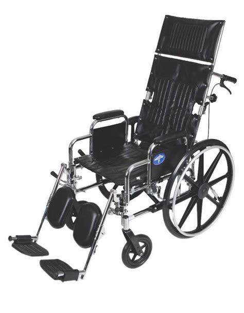 Made by industry leader mjm international, this is a deluxe it boasts extra padding for comfort behind the head, in the lumbar region, and as part of the adjustable elevating leg rest. Medline Reclining Wheelchair, Desk Length Arms, Elevating ...