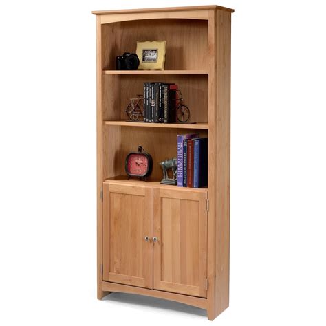 Archbold Furniture Alder Bookcases 63072d Solid Wood Alder Bookcase