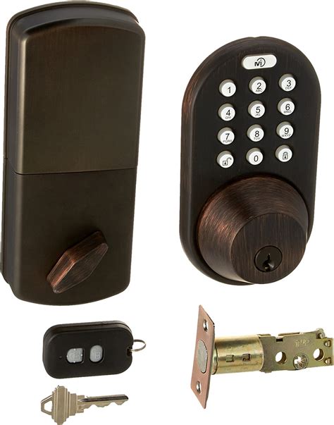Milocks Xf 02ob Digital Deadbolt Door Lock With Keyless Entry Via