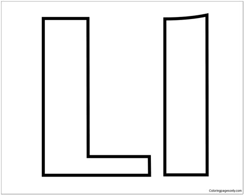 Letter L Coloring Pages For Adults Coloring Pages For School