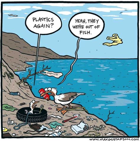 Max Gustafson Satirical Cartoonist Plastic Pollution Facts Plastic