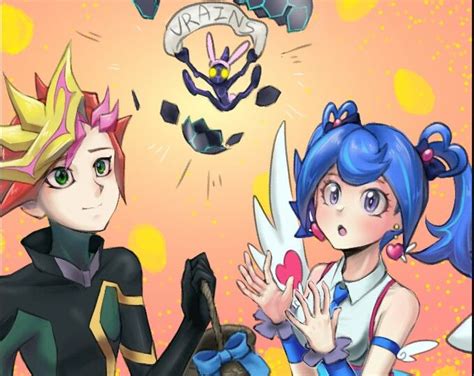 Easter With Playmaker Blue Angel And Ai Bunny Anime Yugioh Animation