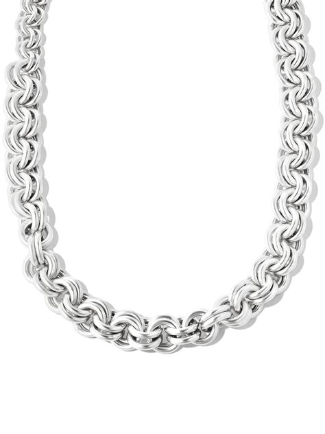 Cc Steding Chunky Chain Link Sterling Silver Necklace Farfetch