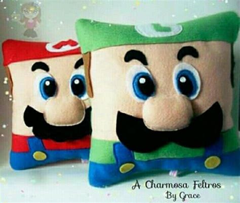 Super Pilow Mario Crafts Mario And Luigi Sewing Projects For Kids