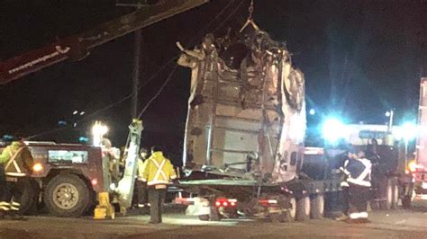 Tractor Trailers Collide In Leamington Ctv News