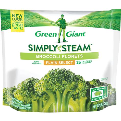Green Giant Simply Steam Broccoli Florets Shop Broccoli Cauliflower