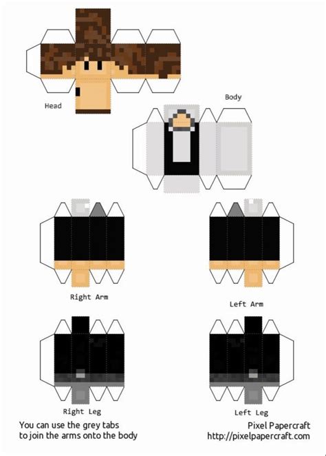 7easy Minecraft Papercraft Skins Generator Selkietwins