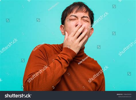Young Chinese Man Tired Very Sleepy Stock Photo 1396435055 Shutterstock