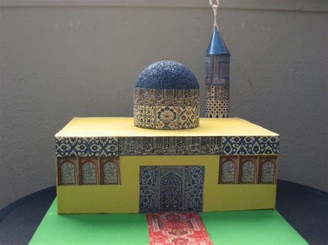 Mosque Model Builtby Humza Ahmad Grade 1 S Ummer School Ramadan