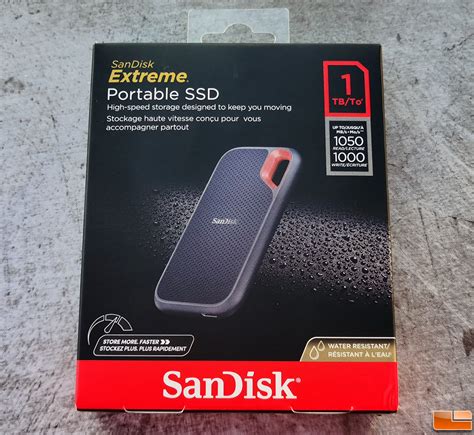 sandisk extreme 1 terabyte portable ssd new