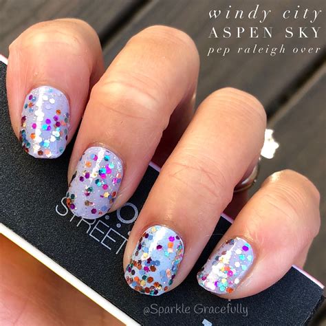 Sparkle Overlay Pep Raleigh Color Street Nails Color Street Purple