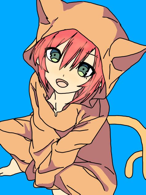 Anime Cat Onesie Ibispaint
