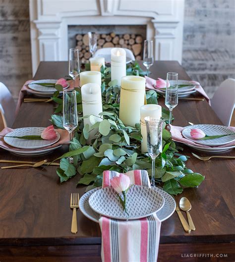 How To Make A Fresh Greenery Table Runner