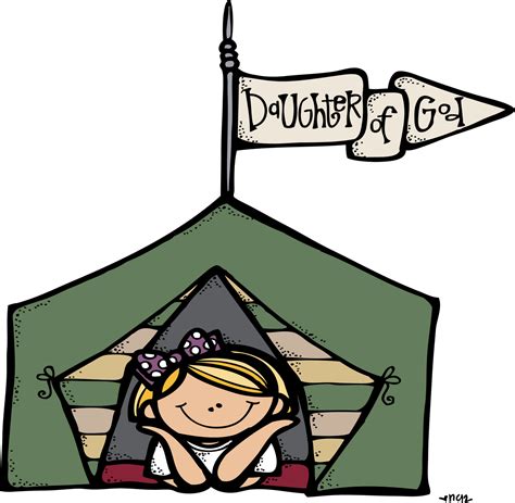Melonheadz LDS illustrating: Girls Camp Illustrations