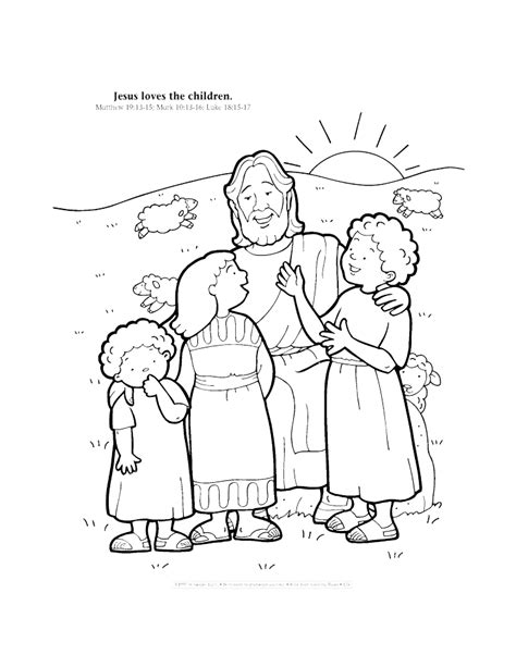 Free Bible Coloring Page For Kids From Popular Stories Coloring Home