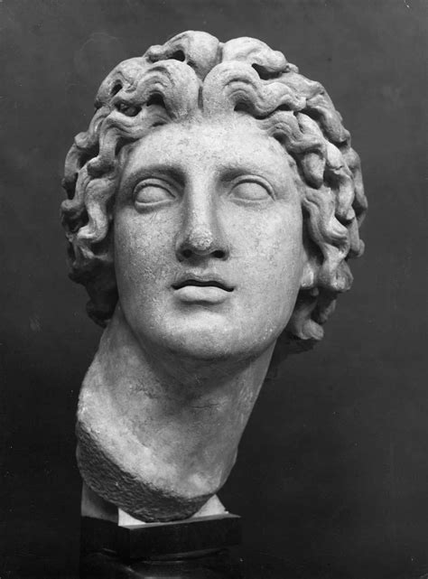 Alexander The Great Greek Marble Bust Of Alexander The Great King Of Of The Greek Kingdom Of