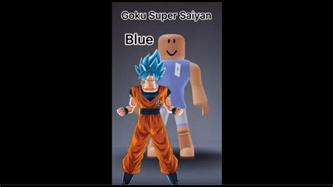 Goku Super Saiyan Blue Roblox Avatar Youtube