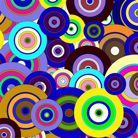 Circles Colorful Pattern Stock Vector Illustration Of Fashion 40523865