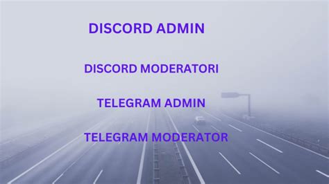 Be An Active Discord Admin Or Moderator And Telegram Group Moderator Or
